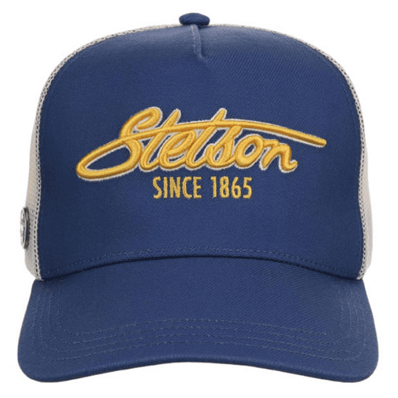 Stetson Yellow 3D Embroider Trucker - Hats Cap - 07-077-0102-0142Bu