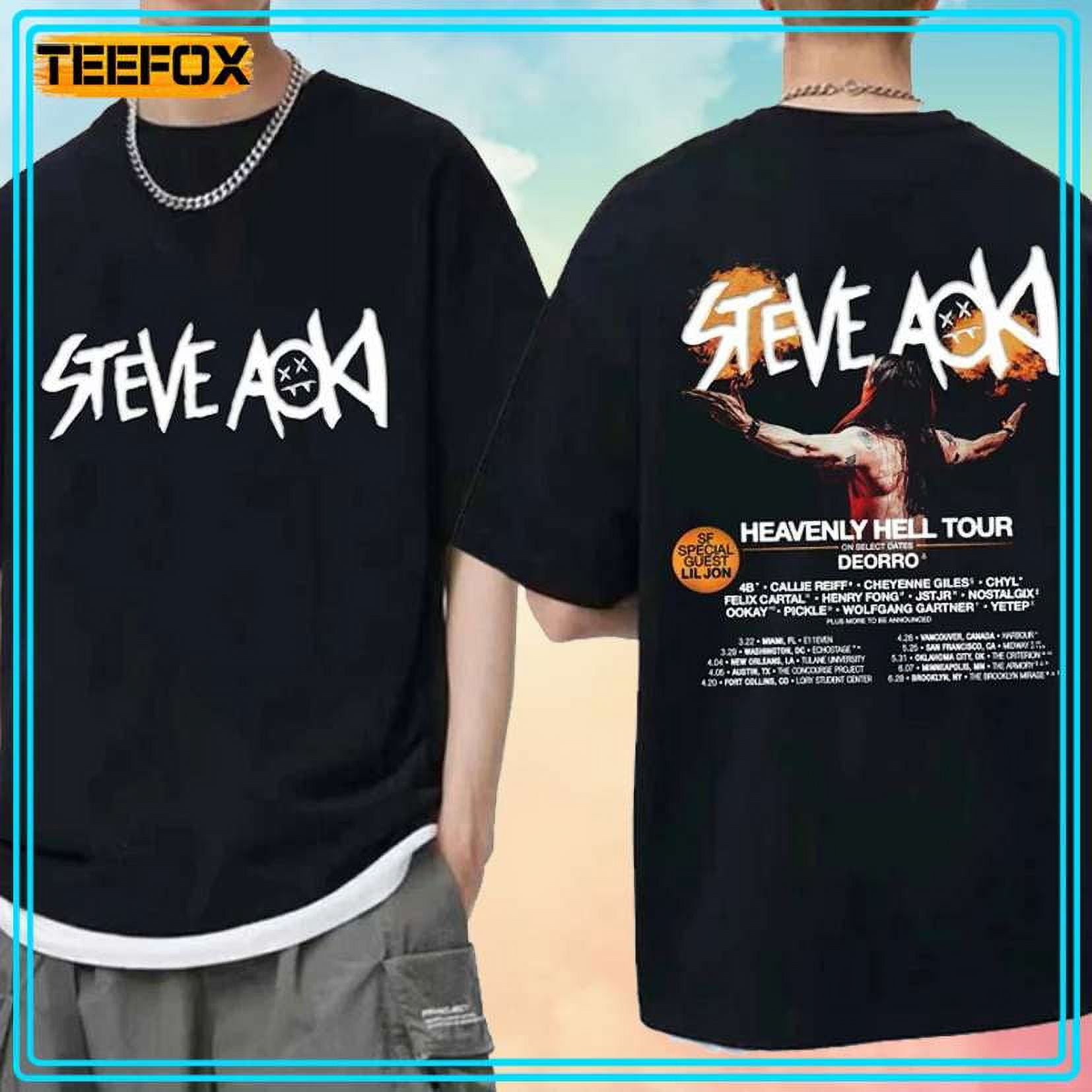 Steve Aoki – Heavenly Hell Tour 2024 Concert T-Shirt - Walmart.com