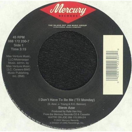 Steve Azar - I Don't Have To Be Me - 7"