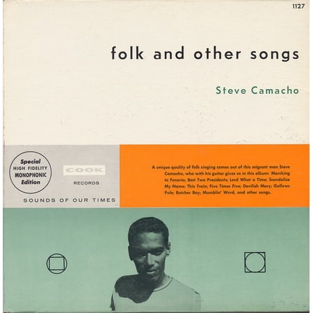 Steve Camacho - Folk and Other Songs - Music & Performance - CD