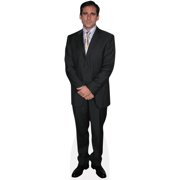 Steve Carell (Black Suit) Mini Cardboard Cutout Standee Walmart