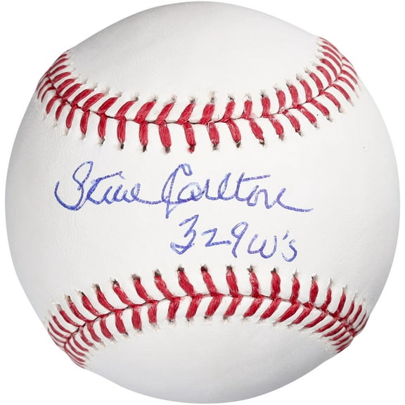 Steve Carlton Philadelphia Phillies Autographed Baseball with 329 Wins Inscription - Fanatics Authentic Certified