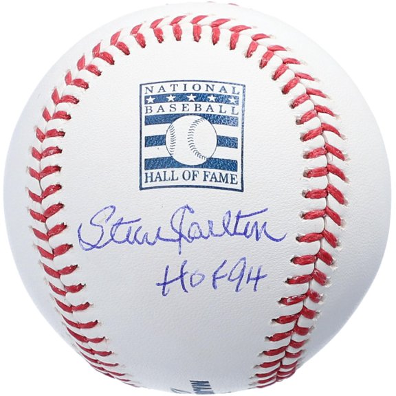 Steve Carlton Philadelphia Phillies Autographed Hall of Fame Logo Baseball with "HOF 94" Inscription - Fanatics Authentic Certified