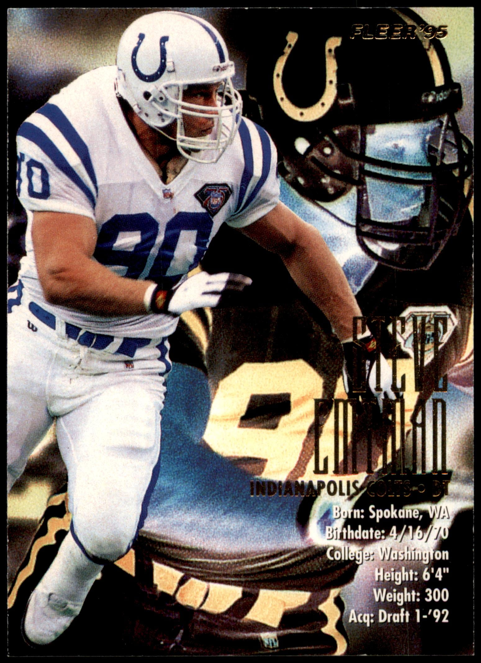 Steve Emtman #162 1995 Fleer - Walmart.com