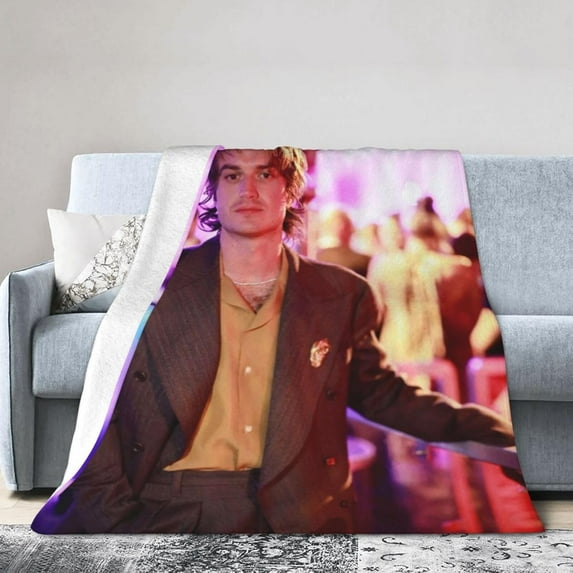 Steve Harrington Fleece Blanket Throw Blanket for Couch - Cozy Luxury Bed Blanket Microfiber and Throws for Sofa