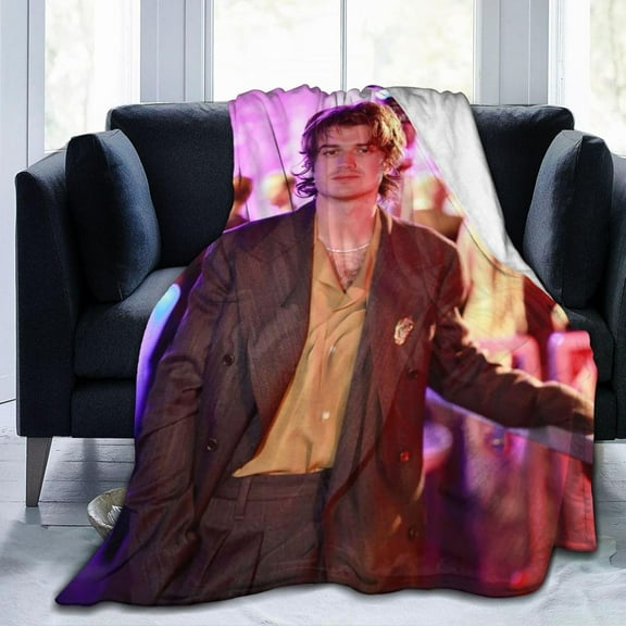 Steve Harrington Fleece Blanket Throw Blanket for Couch - Cozy Luxury Bed Blanket Microfiber and Throws for Sofa