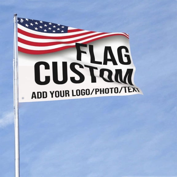 Custom Flag 2x3 Ft Double Sided Outdoor,Personalize Print Your Own Text/Photo/Logo,Custom Flags For Outside,Customized Indoor Outdoor Decoration