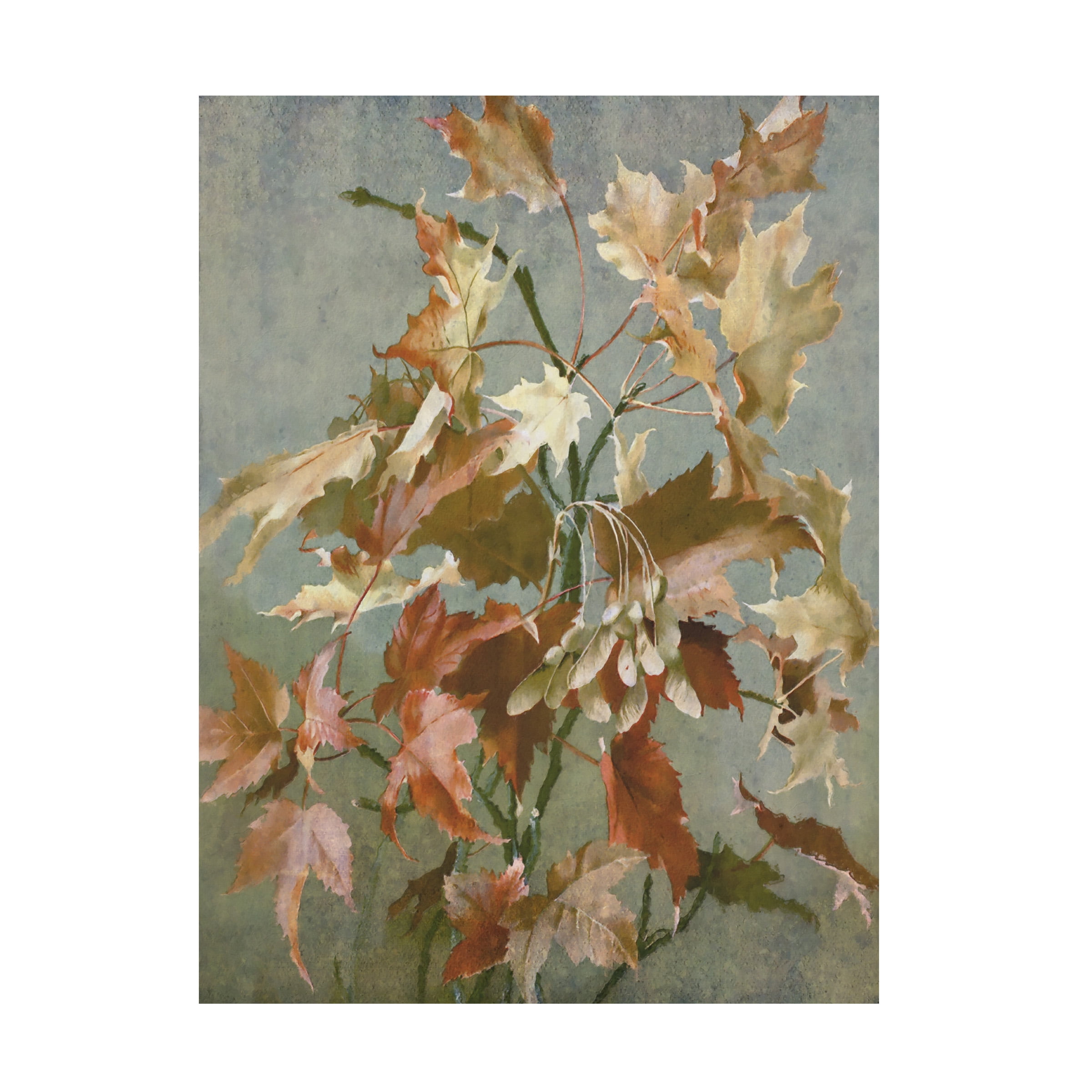 Steve Hunziker Autumn Branches Canvas Art in Gray and Brown