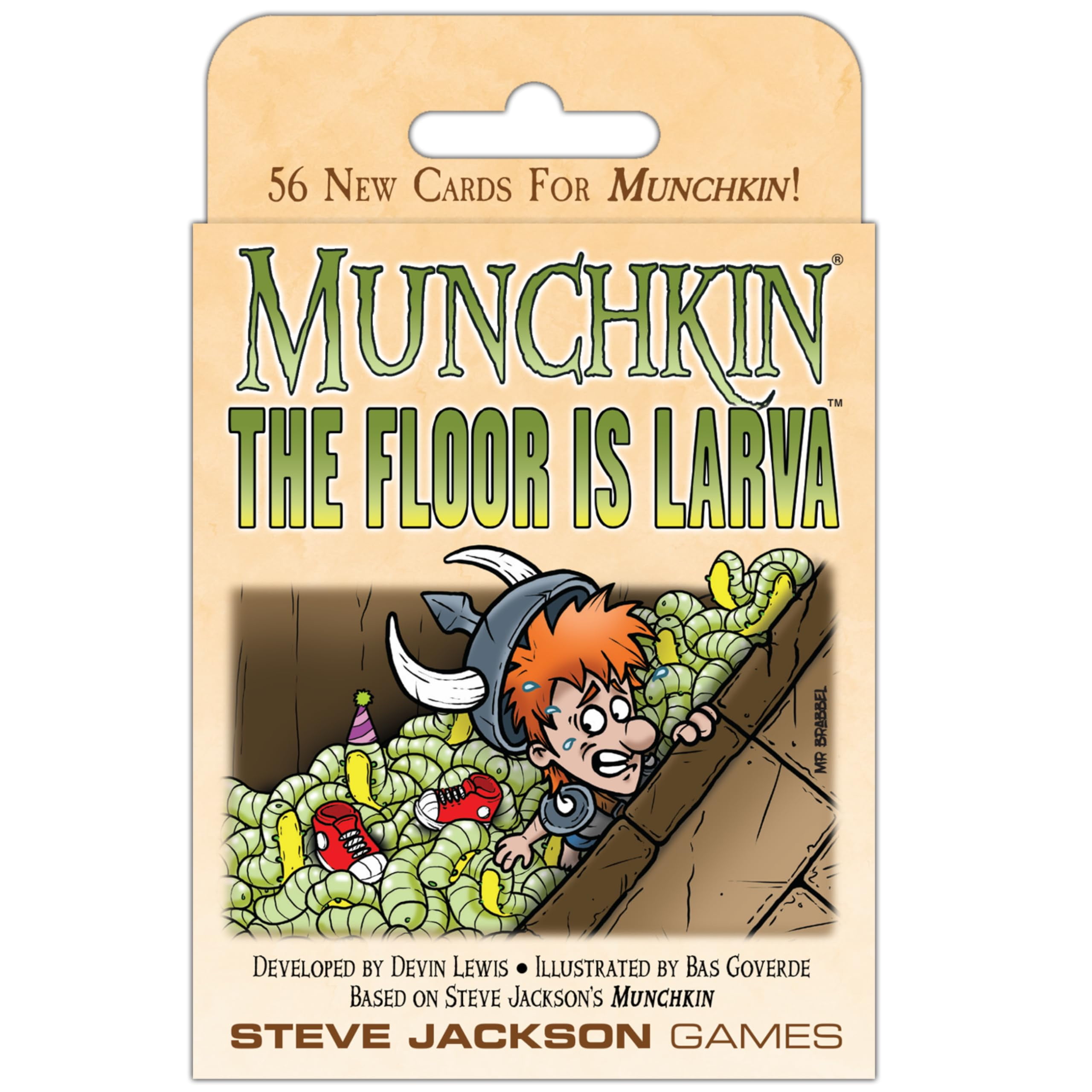 Steve Jackson Games Munchkin: The Floor is Larva, Strategy Card Game, for 3 to 6 Players and Ages 10+ Steve Jackson Games Munchkin: The Floor is Larva, Strategy Card Game, for 3 to 6 Players and Ages 10+