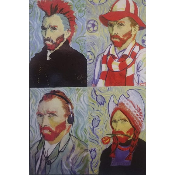 Steve Kaufman 500 Piece Modern Van Gogh Puzzle 19" X 13" Inch