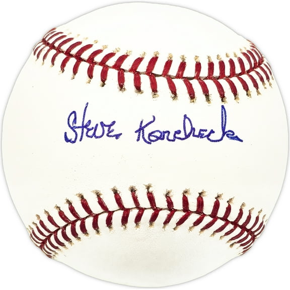 Steve Korcheck Autographed Official MLB Baseball Washington Senators SKU #229646