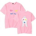 thumbnail image 1 of Steve Lacy Face & Body T-shirt Women Men Crewneck Casual Print Short Sleeve Tee, 1 of 3