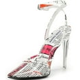 thumbnail image 1 of Steve Madden Alessi Black Print Magazine Pointed Closed Toe Two-Piece Pumps (Black Print, 6), 1 of 9