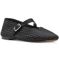 thumbnail image 1 of Steve Madden BLACK SATIN Women's Dreaming Woven Mary Jane Flats, US 6.5, 1 of 4