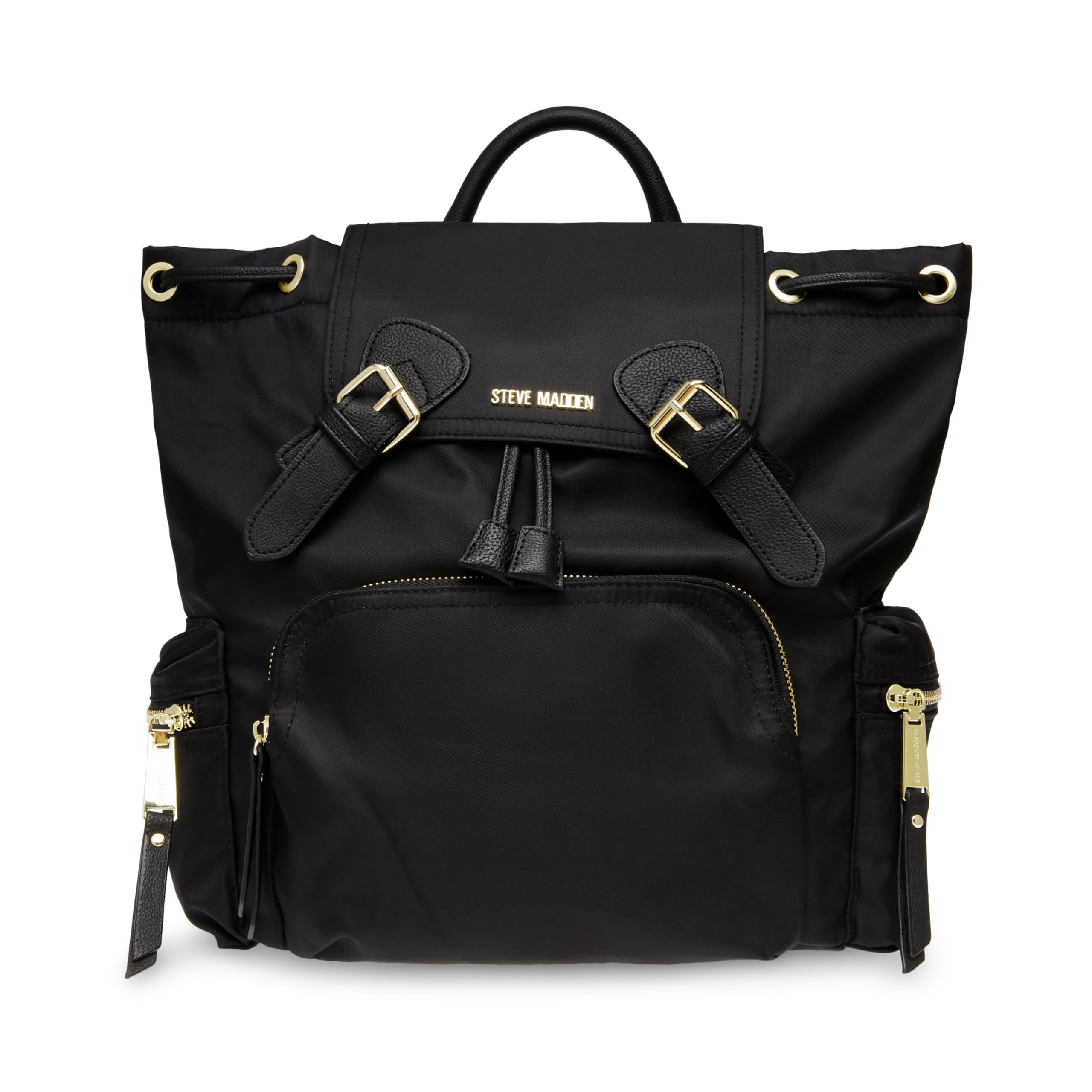 Steve Madden BSOLLY Backpack with Water Bottle Black Nylon  display picture 3