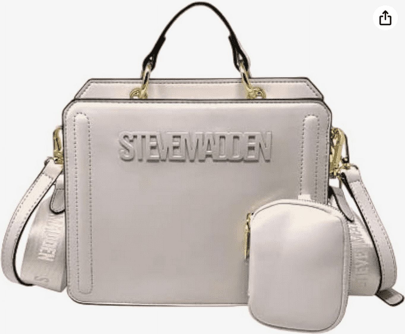 Steve Madden Bevelyn Convertible Crossbody Bag, Oatmilk 
