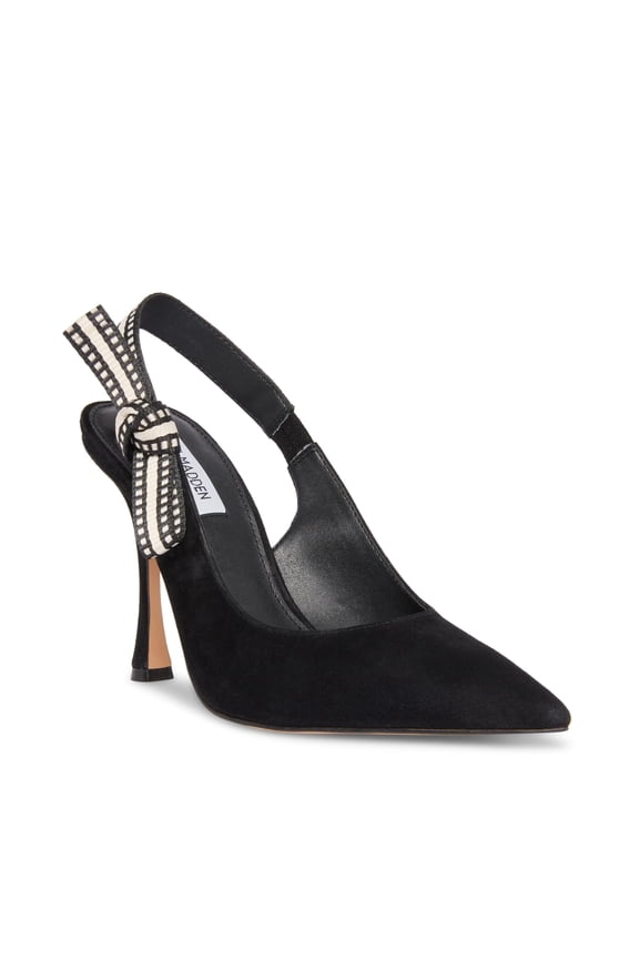 Bri Women's Heels Black Suede Size 7.5 M