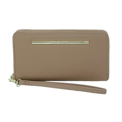 Steve Madden Bzippy Zip Around Wallet Wristlet Camel
