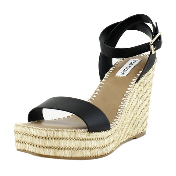 Steve Madden Cassie Women's Sandals Black Leather Size 9 M