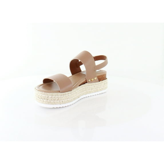 Steve Madden Catia Women's Sandals & Flip Flops Natural Leather Size 6.5 M