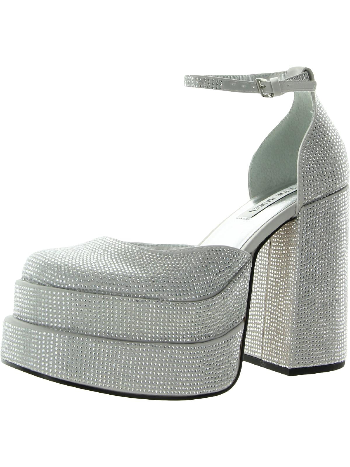 Steve Madden Charlize Women's Satin Platform Chunky Block Heel
