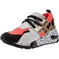 thumbnail image 1 of Steve Madden Cliff Coral Rounded Toe Lace Up Platform Fashion Low Top Sneakers (Coral, 8.5), 1 of 9