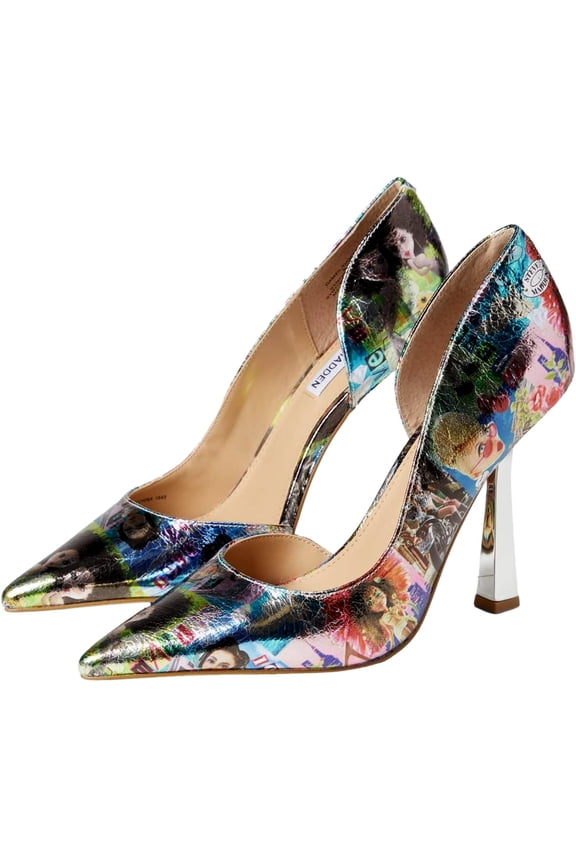 Damzil Pump Comic Print DAMZ01S1-181 Women's Size 6