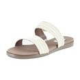 thumbnail image 1 of Steve Madden Dual Women's Sandals Natural Raffia Size 7.5 M, 1 of 8