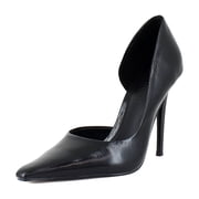 Steve Madden Elegant Womens Heels Black Leather Size 8 M