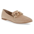 thumbnail image 1 of Steve Madden Famed Pointed Closed Toe Slip-On Loafer Flat Tan Suede (Tan Suede, 5.5), 1 of 5