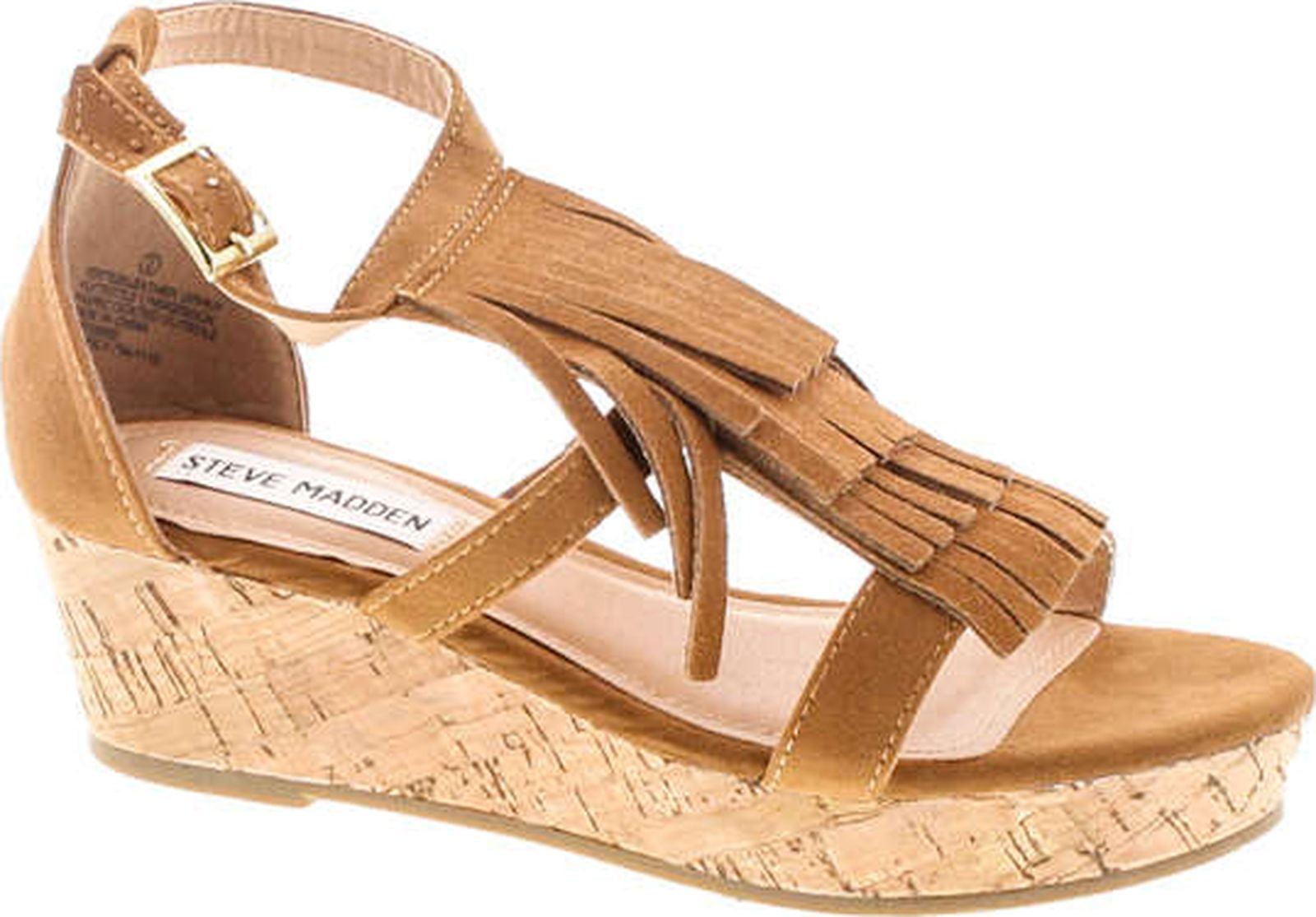 Steve Madden Girls Brand Jfringly Wedge Fringe Fashion