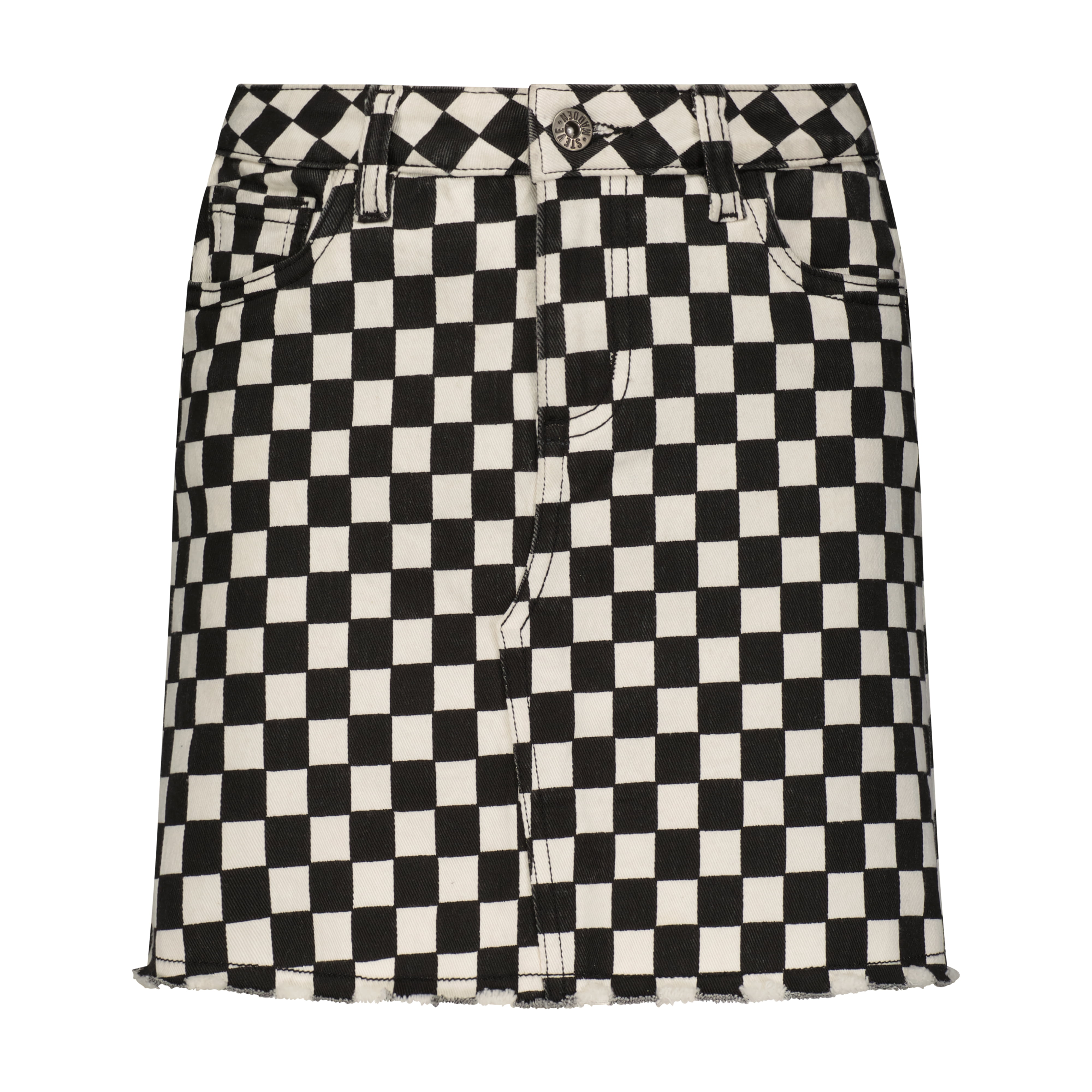 Steve Madden Girls Checkered Skirt, Sizes 7-16 - Walmart.com