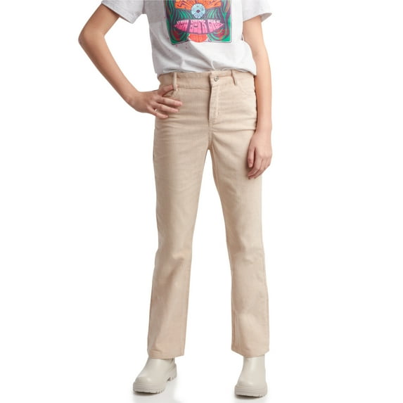 Steve Madden Girls' Corduroy Pants - Vintage Flare Leg Bell Bottom Corduroy Pants (4-16)