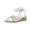 thumbnail image 1 of Steve Madden Girls Fantasy Jr. Big Kid Rhinestone Ankle Strap, 1 of 5