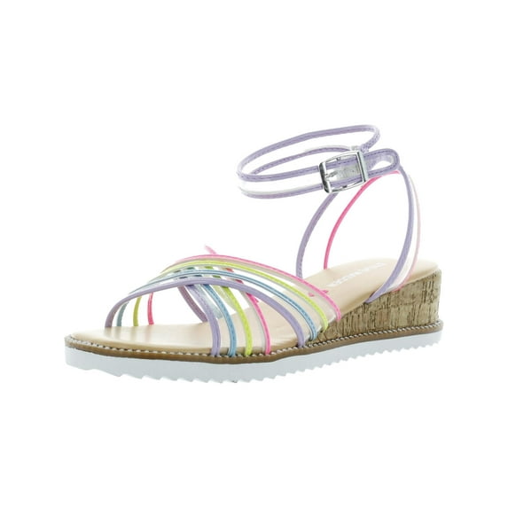 Steve Madden Girls Fantasy Jr. Big Kid Rhinestone Ankle Strap