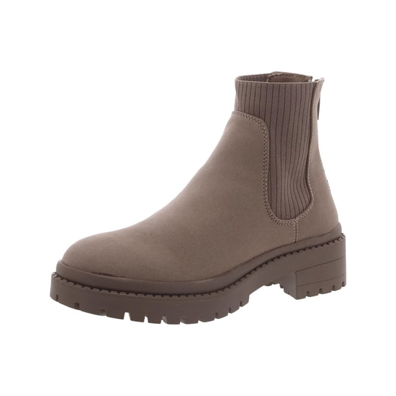 Steve Madden Girls Hazzel Faux Leather Big Kid Chelsea Boots