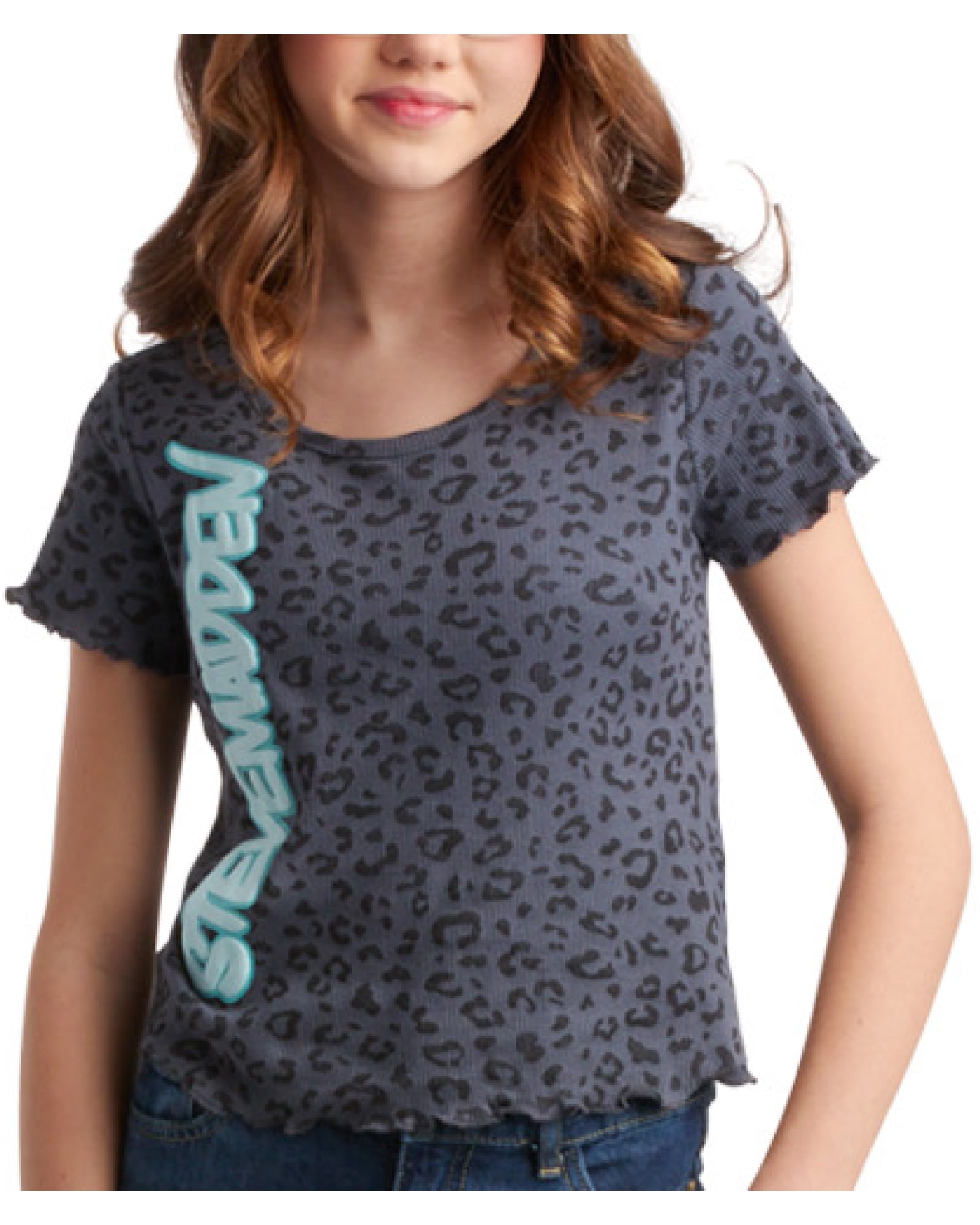 Girls' Shirt - Casual Short Sleeve Fashion Logo T-Shirt for Girls - Kids' Graphic Tee - Youth Top (4-16)