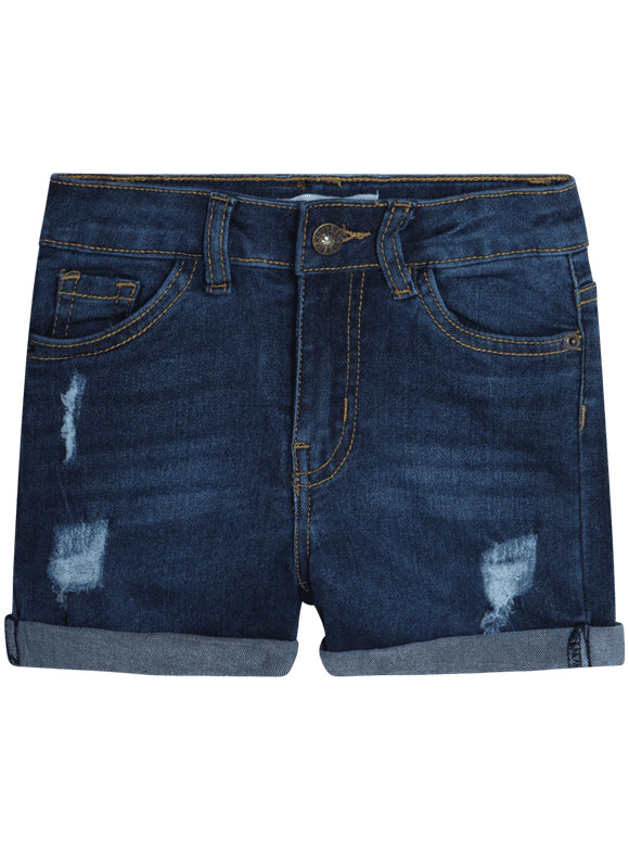 Steve Madden Girls' Shorts - Stretch Denim Jean Shorts - 5 Pocket Jean Shorts for Girls (4-16)