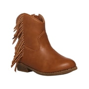Steve Madden Girls Twillaa Faux Leather Embellished Mid-Calf Boots