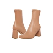Steve Madden Harli Boot Womens US 6 Blush Square Toe Block Heel Bootie JOBB1829