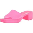thumbnail image 1 of Steve Madden Harlin Hot Pink Harlin Square Toe Platform Jelly Slide Sandal, 1 of 1