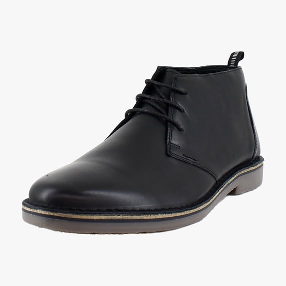 Steve Madden Harros Men's Boots Black Leather Size 12 M