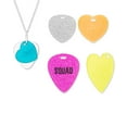 thumbnail image 1 of Steve Madden Interchangeable Heart Tag Pendant Necklace Set, 16-1/2″ + 3″ Extender, Silver, 16-1/2" + 3, 1 of 1