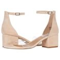 thumbnail image 1 of Steve Madden Irenee Round Open-Toe Ankle-Strap Casual Block Heel Sandals Clear (9, Clear), 1 of 1