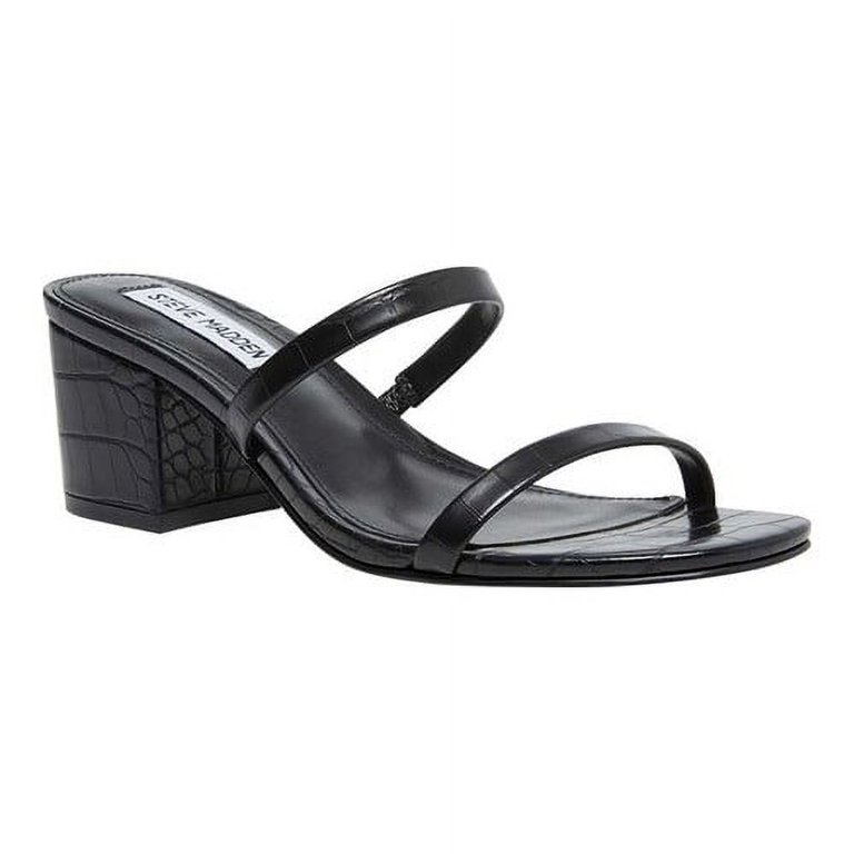 Steve madden issy 2025 block heel slide sandal