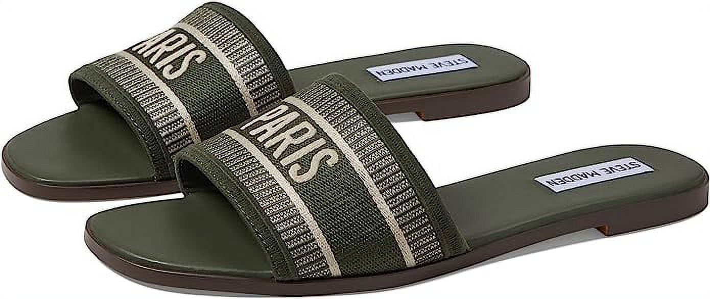 Steve madden olive slip on deals