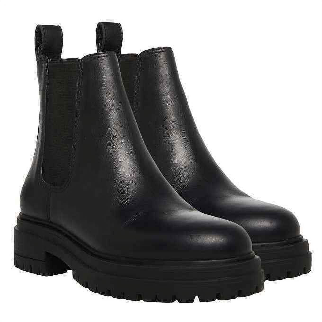 Steve madden black sales boots womens