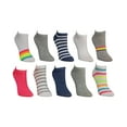 thumbnail image 1 of Steve Madden Ladies Comfort Soft Athletic Low Cut Socks, 10 pack, 1 of 2