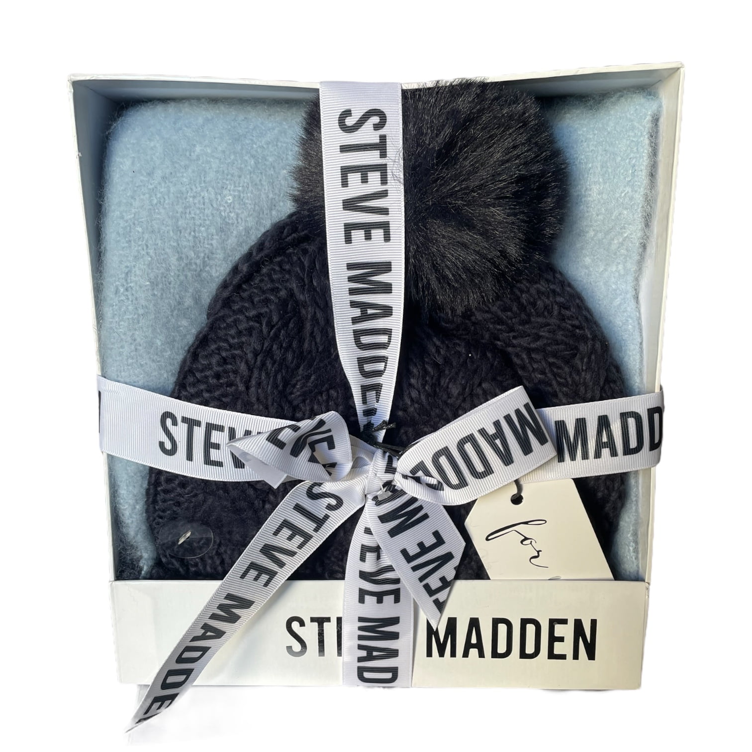STEVE MADDEN WOMEN'S HAT & SCARF SET SELECT COLOR NEW