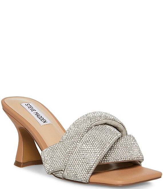 【Steve Madden】ロウ織りミュール Steve Madden Birdee Mule Tan Raffia